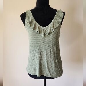 Cabi Wink Tank In Green Women's Size XS.